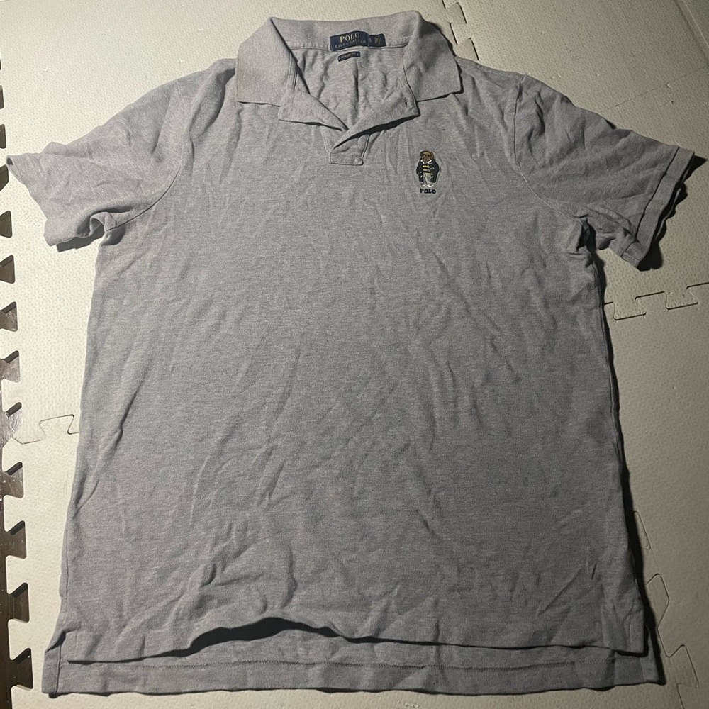 Ralph Lauren Light Gray Polo Shirt